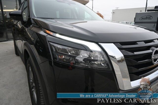 2024 Nissan Pathfinder SV / AWD / Auto Start / Power & Heated Cloth Seats / Adaptive Cruise Control / Lane Departure & Blind Spot / Apple CarPlay & Android Auto / Back Up Camera / 3rd Row / Seats 8 / Keyless Entry & Start / 27 MPG / 1-Owner Anchorage AK 2024 Nissan Pathfinder SV / AWD / Auto Start / Power & Heated Cloth Seats / Adaptive Cruise Control / Lane Departure & Blind Spot / Apple CarPlay & Android Auto / Back Up Camera / 3rd Row / Seats 8 / Keyless Entry & Start / 27 MPG / 1-Owner Anchorage AK