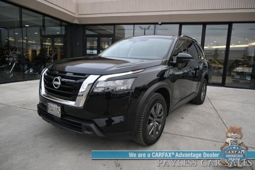 2024 Nissan Pathfinder SV / AWD / Auto Start / Power & Heated Cloth Seats / Adaptive Cruise Control / Lane Departure & Blind Spot / Apple CarPlay & Android Auto / Back Up Camera / 3rd Row / Seats 8 / Keyless Entry & Start / 27 MPG / 1-Owner Anchorage AK