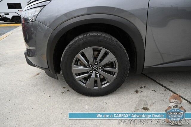 2024 Nissan Pathfinder SV / AWD / Auto Start / Power & Heated Cloth Seats / Adaptive Cruise Control / Lane Departure & Blind Spot / Apple CarPlay & Android Auto / Back Up Camera / 3rd Row / Seats 8 / Keyless Entry & Start / 27 MPG / 1-Owner Anchorage AK 2024 Nissan Pathfinder SV / AWD / Auto Start / Power & Heated Cloth Seats / Adaptive Cruise Control / Lane Departure & Blind Spot / Apple CarPlay & Android Auto / Back Up Camera / 3rd Row / Seats 8 / Keyless Entry & Start / 27 MPG / 1-Owner Anchorage AK