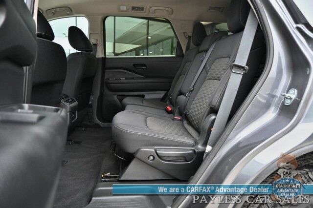 2024 Nissan Pathfinder SV / AWD / Auto Start / Power & Heated Cloth Seats / Adaptive Cruise Control / Lane Departure & Blind Spot / Apple CarPlay & Android Auto / Back Up Camera / 3rd Row / Seats 8 / Keyless Entry & Start / 27 MPG / 1-Owner Anchorage AK 2024 Nissan Pathfinder SV / AWD / Auto Start / Power & Heated Cloth Seats / Adaptive Cruise Control / Lane Departure & Blind Spot / Apple CarPlay & Android Auto / Back Up Camera / 3rd Row / Seats 8 / Keyless Entry & Start / 27 MPG / 1-Owner Anchorage AK