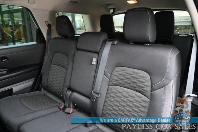 2024 Nissan Pathfinder SV / AWD / Auto Start / Power & Heated Cloth Seats / Adaptive Cruise / Lane Watch & Blind Spot Alert / Apple CarPlay & Android Auto / 3rd Row / Seats 8 / Keyless Entry & Start / Back Up Camera / 1-Owner Anchorage AK 2024 Nissan Pathfinder SV / AWD / Auto Start / Power & Heated Cloth Seats / Adaptive Cruise / Lane Watch & Blind Spot Alert / Apple CarPlay & Android Auto / 3rd Row / Seats 8 / Keyless Entry & Start / Back Up Camera / 1-Owner Anchorage AK