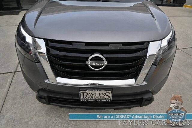 2024 Nissan Pathfinder SV / AWD / Auto Start / Power & Heated Cloth Seats / Adaptive Cruise / Lane Watch & Blind Spot Alert / Apple CarPlay & Android Auto / 3rd Row / Seats 8 / Keyless Entry & Start / Back Up Camera / 1-Owner Anchorage AK 2024 Nissan Pathfinder SV / AWD / Auto Start / Power & Heated Cloth Seats / Adaptive Cruise / Lane Watch & Blind Spot Alert / Apple CarPlay & Android Auto / 3rd Row / Seats 8 / Keyless Entry & Start / Back Up Camera / 1-Owner Anchorage AK