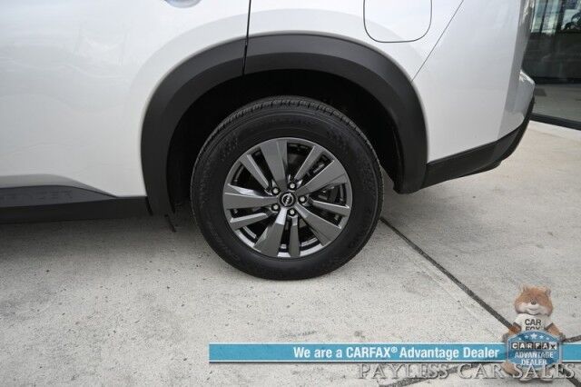 2024 Nissan Pathfinder SV / AWD / Auto Start / Power & Heated Seats / Adaptive Cruise Control / Lane Departure & Blind Spot / Apple CarPlay & Android Auto / Back Up Camera / 3rd Row / Seats 8 / Cruise Control / 27 MPG / 1-Owner Anchorage AK