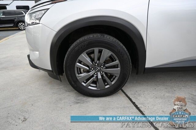 2024 Nissan Pathfinder SV / AWD / Auto Start / Power & Heated Seats / Adaptive Cruise Control / Lane Departure & Blind Spot / Apple CarPlay & Android Auto / Back Up Camera / 3rd Row / Seats 8 / Cruise Control / 27 MPG / 1-Owner Anchorage AK