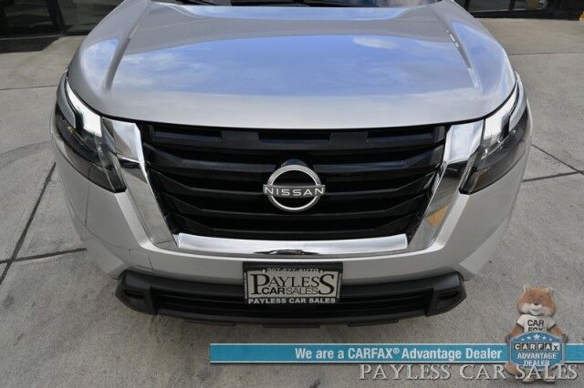 2024 Nissan Pathfinder SV / AWD / Auto Start / Power & Heated Seats / Adaptive Cruise Control / Lane Departure & Blind Spot / Apple CarPlay & Android Auto / Back Up Camera / 3rd Row / Seats 8 / Cruise Control / 27 MPG / 1-Owner Anchorage AK