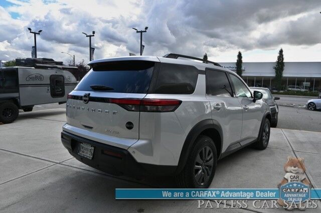 2024 Nissan Pathfinder SV / AWD / Auto Start / Power & Heated Seats / Adaptive Cruise Control / Lane Departure & Blind Spot / Apple CarPlay & Android Auto / Back Up Camera / 3rd Row / Seats 8 / Cruise Control / 27 MPG / 1-Owner Anchorage AK