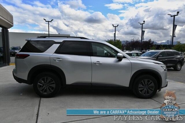 2024 Nissan Pathfinder SV / AWD / Auto Start / Power & Heated Seats / Adaptive Cruise Control / Lane Departure & Blind Spot / Apple CarPlay & Android Auto / Back Up Camera / 3rd Row / Seats 8 / Cruise Control / 27 MPG / 1-Owner Anchorage AK