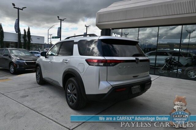 2024 Nissan Pathfinder SV / AWD / Auto Start / Power & Heated Seats / Adaptive Cruise Control / Lane Departure & Blind Spot / Apple CarPlay & Android Auto / Back Up Camera / 3rd Row / Seats 8 / Cruise Control / 27 MPG / 1-Owner Anchorage AK