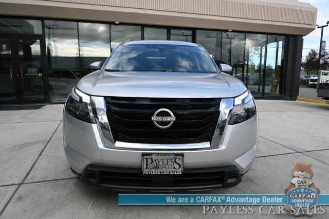 2024 Nissan Pathfinder SV / AWD / Auto Start / Power & Heated Seats / Adaptive Cruise Control / Lane Departure & Blind Spot / Apple CarPlay & Android Auto / Back Up Camera / 3rd Row / Seats 8 / Cruise Control / 27 MPG / 1-Owner Anchorage AK