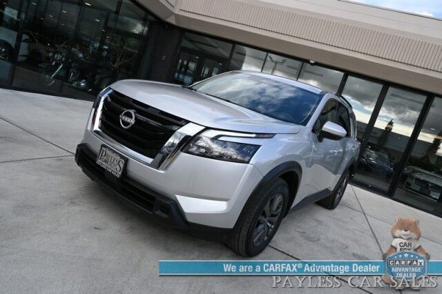 2024 Nissan Pathfinder SV / AWD / Auto Start / Power & Heated Seats / Adaptive Cruise Control / Lane Departure & Blind Spot / Apple CarPlay & Android Auto / Back Up Camera / 3rd Row / Seats 8 / Cruise Control / 27 MPG / 1-Owner Anchorage AK