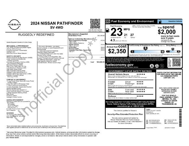 2024 Nissan Pathfinder SV Raleigh NC
