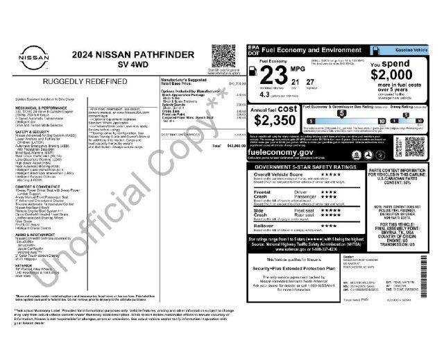 2024 Nissan Pathfinder SV Raleigh NC