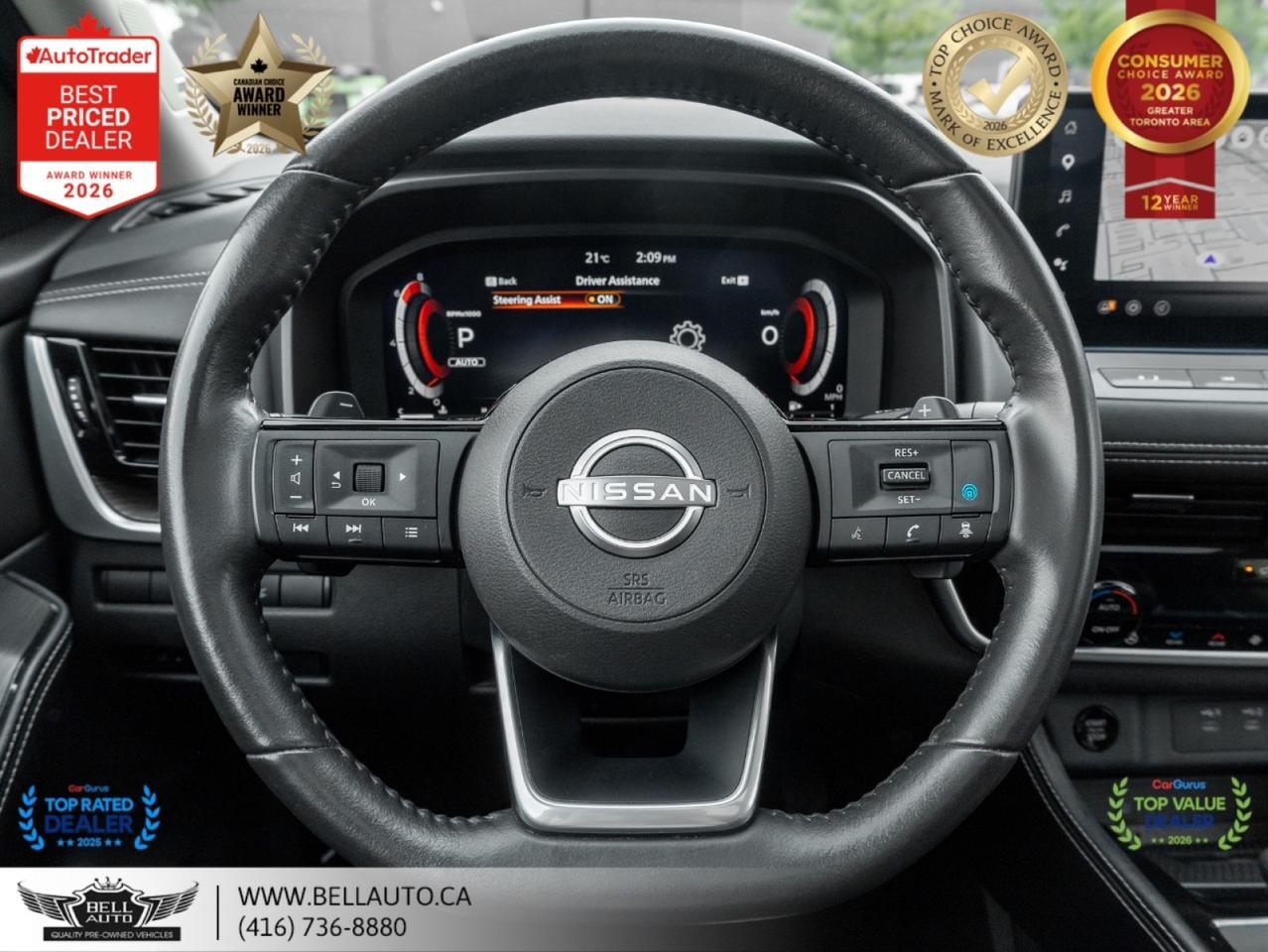 2024 Nissan Rogue Platinum | NAVI | 360CAM | PANO | HUD | BOSE | WRLSCHRGR | NOACCIDENT Toronto ON