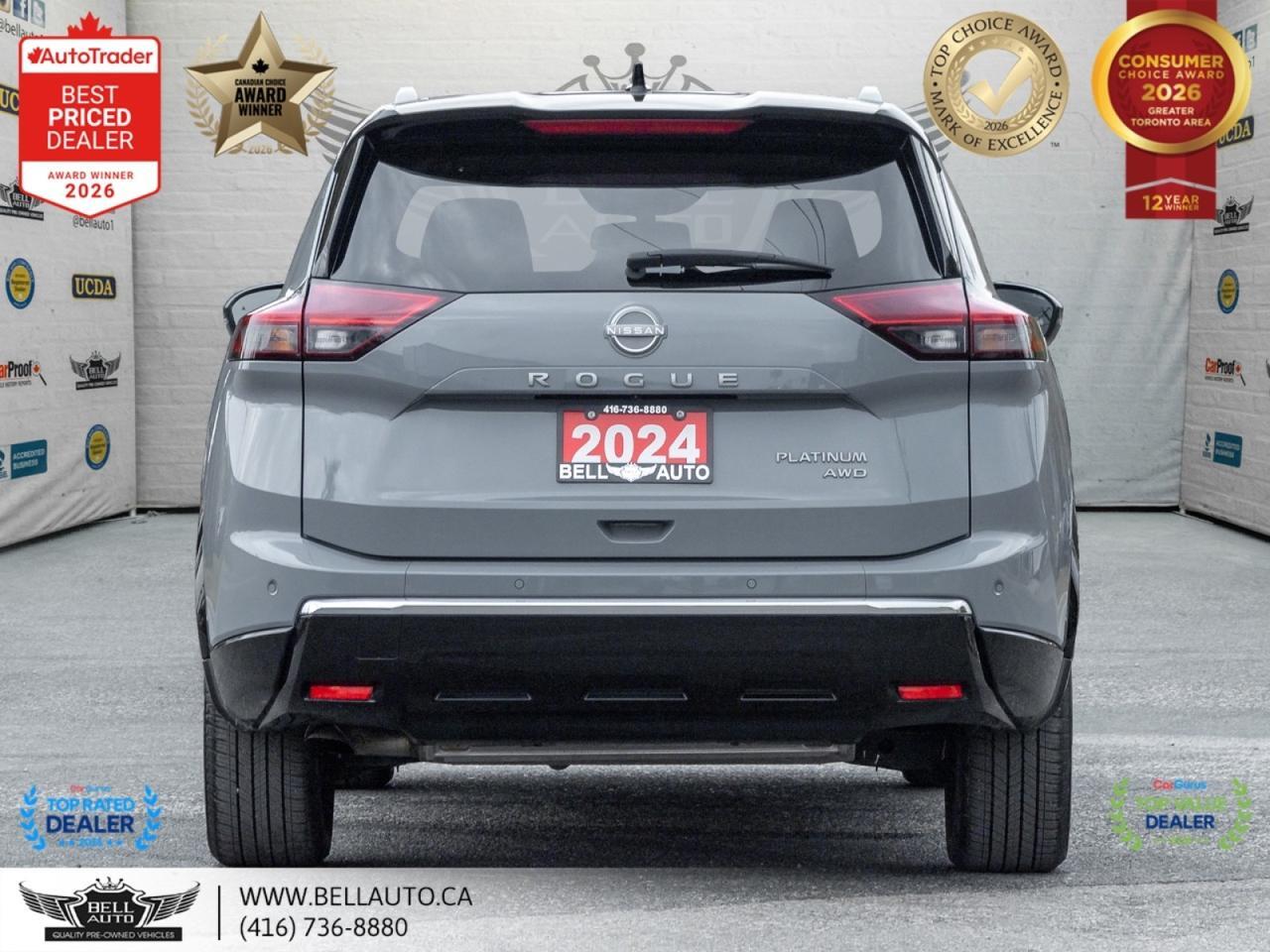 2024 Nissan Rogue Platinum | NAVI | 360CAM | PANO | HUD | BOSE | WRLSCHRGR | NOACCIDENT Toronto ON