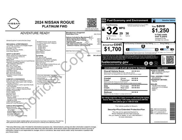 2024 Nissan Rogue Platinum Raleigh NC