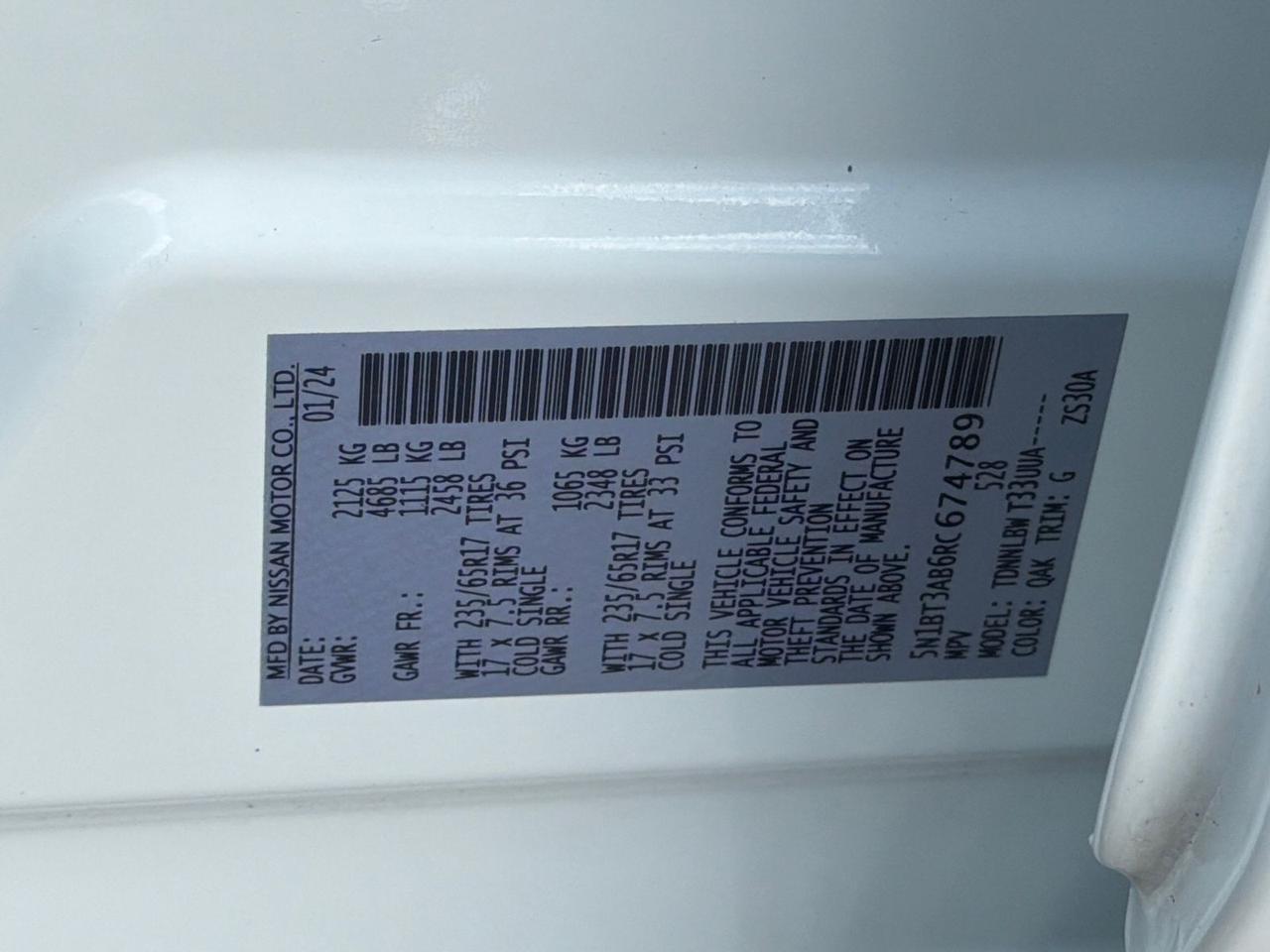 2024 Nissan Rogue S Hagerstown MD