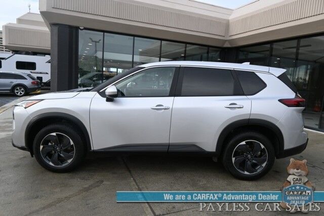 2024 Nissan Rogue SV / AWD / Auto Start / Power Premium Cloth Seats / Adaptive Cruise Control / Lane Departure & Blind Spot Alert / Apple CarPlay & Android Auto / Back Up Camera / Power Liftgate / 35 MPG / 1-Owner Anchorage AK
