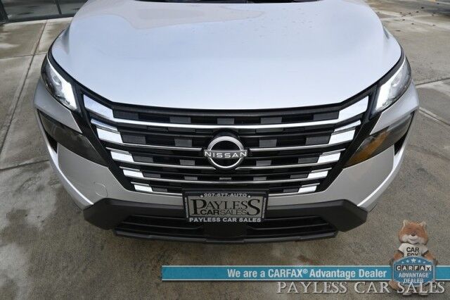 2024 Nissan Rogue SV / AWD / Auto Start / Power Premium Cloth Seats / Adaptive Cruise Control / Lane Departure & Blind Spot Alert / Apple CarPlay & Android Auto / Back Up Camera / Power Liftgate / 35 MPG / 1-Owner Anchorage AK