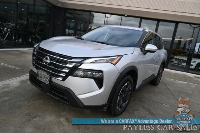 2024 Nissan Rogue SV / AWD / Auto Start / Power Premium Cloth Seats / Adaptive Cruise Control / Lane Departure & Blind Spot Alert / Apple CarPlay & Android Auto / Back Up Camera / Power Liftgate / 35 MPG / 1-Owner Anchorage AK