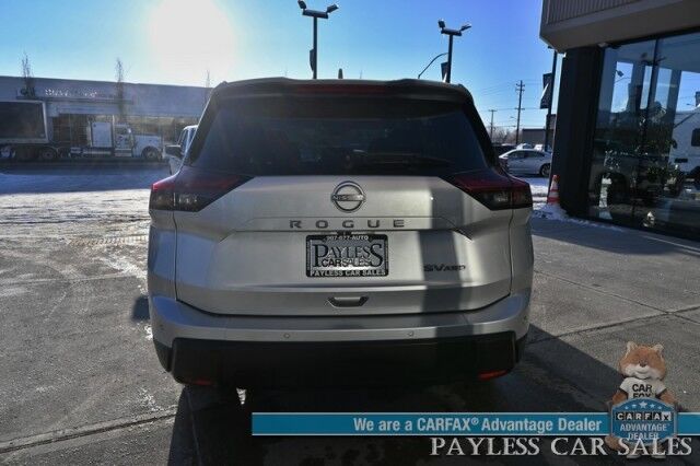 2024 Nissan Rogue SV / AWD / Auto Start / ProPilot Assist / Power Driver's Seat / Adaptive Cruise Control / Lane Departure & Blind Spot Alert / Apple CarPlay & Android Auto / Back Up Camera / Keyless Entry & Start / 35 MPG / 1-Owner Anchorage AK