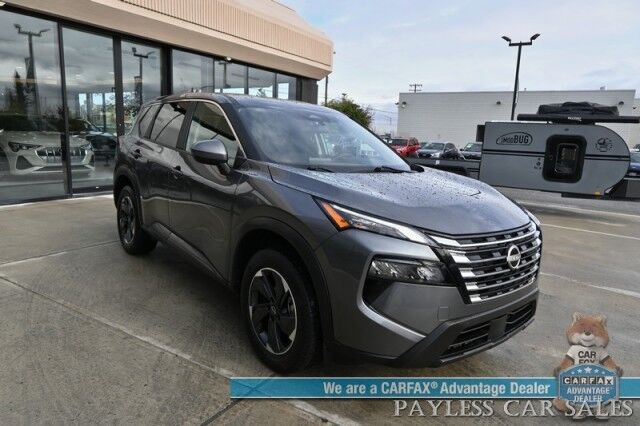 2024 Nissan Rogue SV / AWD / AutoStart / ProPilot Assist / Power Driver's Seat / Power Locks, Windows & Mirrors / Lane Departure & Blind Spot Alert / Apple CarPlay & Android Auto / Keyless Entry & Start / 35 MPG / 1-Owner Anchorage AK