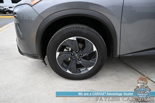 2024 Nissan Rogue SV / AWD / AutoStart / ProPilot Assist / Power Driver's Seat / Power Locks, Windows & Mirrors / Lane Departure & Blind Spot Alert / Apple CarPlay & Android Auto / Keyless Entry & Start / 35 MPG / 1-Owner Anchorage AK