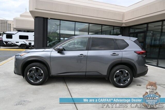 2024 Nissan Rogue SV / AWD / AutoStart / ProPilot Assist / Power Driver's Seat / Power Locks, Windows & Mirrors / Lane Departure & Blind Spot Alert / Apple CarPlay & Android Auto / Keyless Entry & Start / 35 MPG / 1-Owner Anchorage AK