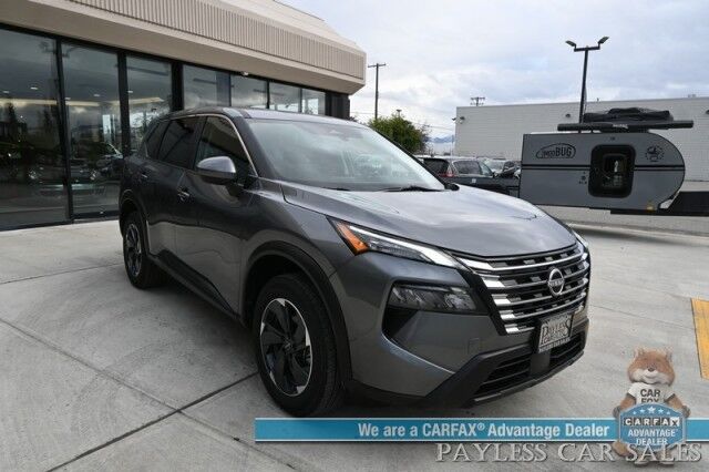 2024 Nissan Rogue SV / AWD / AutoStart / ProPilot Assist / Power Driver's Seat / Power Locks, Windows & Mirrors / Lane Departure & Blind Spot Alert / Apple CarPlay & Android Auto / Keyless Entry & Start / 35 MPG / 1-Owner Anchorage AK