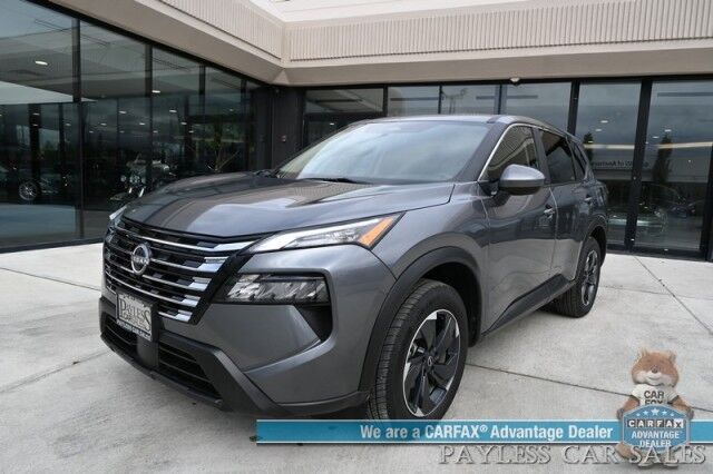 2024 Nissan Rogue SV / AWD / AutoStart / ProPilot Assist / Power Driver's Seat / Power Locks, Windows & Mirrors / Lane Departure & Blind Spot Alert / Apple CarPlay & Android Auto / Keyless Entry & Start / 35 MPG / 1-Owner Anchorage AK
