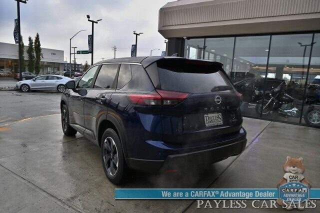 2024 Nissan Rogue SV / AWD / AutoStart / ProPilot Assist / Power Driver's Seat / Power Locks, Windows & Mirrors / Lane Departure & Blind Spot Alert / Apple CarPlay & Android Auto / Keyless Entry & Start / 35 MPG / 1-Owner Anchorage AK