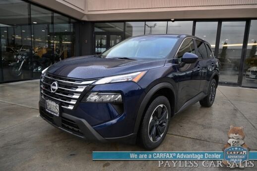 2024 Nissan Rogue SV / AWD / AutoStart / ProPilot Assist / Power Driver's Seat / Power Locks, Windows & Mirrors / Lane Departure & Blind Spot Alert / Apple CarPlay & Android Auto / Keyless Entry & Start / 35 MPG / 1-Owner Anchorage AK