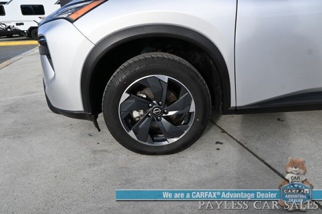2024 Nissan Rogue SV / AWD / AutoStart / ProPilot Assist / Power Driver's Seat / Power Locks, Windows & Mirrors / Lane Departure & Blind Spot Alert / Apple CarPlay & Android Auto / Keyless Entry & Start / 35 MPG / 1-Owner Anchorage AK