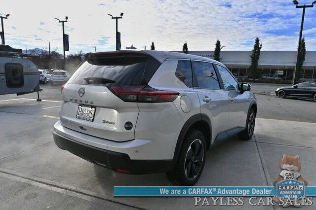 2024 Nissan Rogue SV / AWD / AutoStart / ProPilot Assist / Power Driver's Seat / Power Locks, Windows & Mirrors / Lane Departure & Blind Spot Alert / Apple CarPlay & Android Auto / Keyless Entry & Start / 35 MPG / 1-Owner Anchorage AK