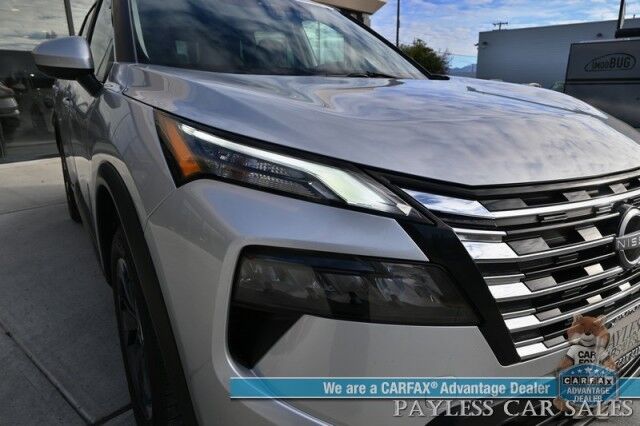 2024 Nissan Rogue SV / AWD / AutoStart / ProPilot Assist / Power Driver's Seat / Power Locks, Windows & Mirrors / Lane Departure & Blind Spot Alert / Apple CarPlay & Android Auto / Keyless Entry & Start / 35 MPG / 1-Owner Anchorage AK