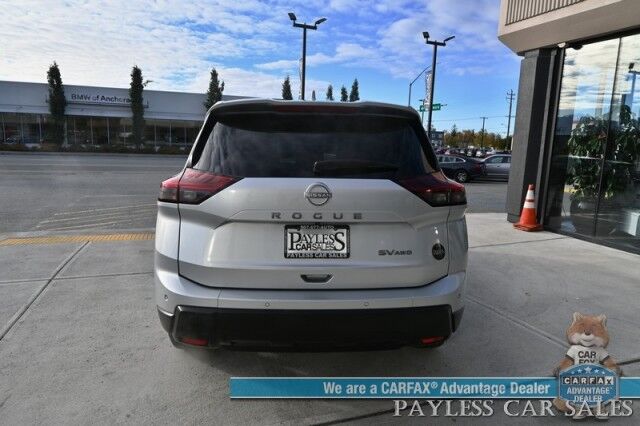 2024 Nissan Rogue SV / AWD / AutoStart / ProPilot Assist / Power Driver's Seat / Power Locks, Windows & Mirrors / Lane Departure & Blind Spot Alert / Apple CarPlay & Android Auto / Keyless Entry & Start / 35 MPG / 1-Owner Anchorage AK