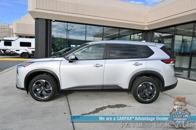 2024 Nissan Rogue SV / AWD / AutoStart / ProPilot Assist / Power Driver's Seat / Power Locks, Windows & Mirrors / Lane Departure & Blind Spot Alert / Apple CarPlay & Android Auto / Keyless Entry & Start / 35 MPG / 1-Owner Anchorage AK