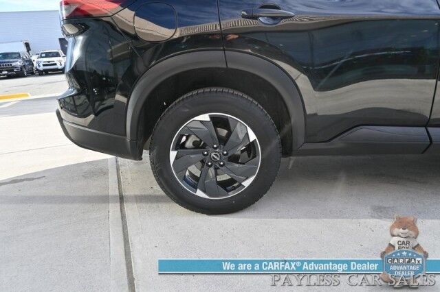 2024 Nissan Rogue SV / AWD / AutoStart / ProPilot Assist / Power Driver's Seat / Power Locks, Windows & Mirrors / Lane Departure & Blind Spot Alert / Apple CarPlay & Android Auto / Keyless Entry & Start / 35 MPG / 1-Owner Anchorage AK