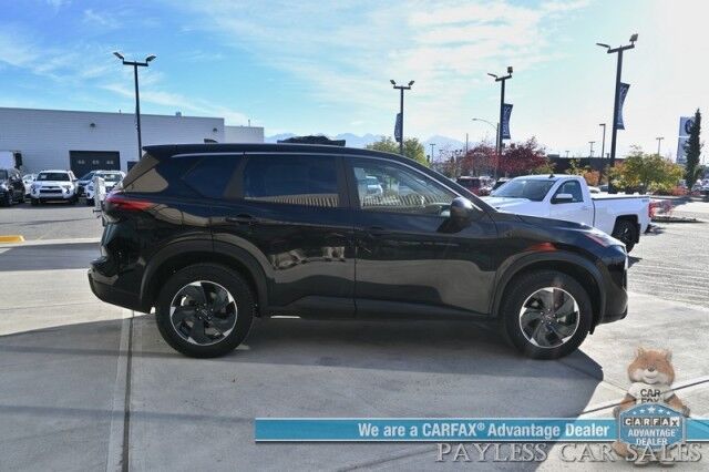 2024 Nissan Rogue SV / AWD / AutoStart / ProPilot Assist / Power Driver's Seat / Power Locks, Windows & Mirrors / Lane Departure & Blind Spot Alert / Apple CarPlay & Android Auto / Keyless Entry & Start / 35 MPG / 1-Owner Anchorage AK