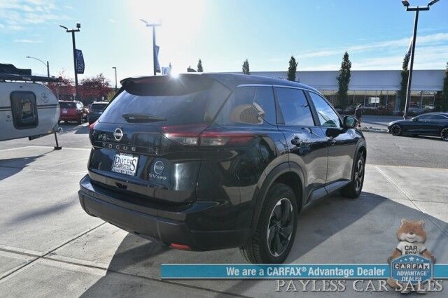 2024 Nissan Rogue SV / AWD / AutoStart / ProPilot Assist / Power Driver's Seat / Power Locks, Windows & Mirrors / Lane Departure & Blind Spot Alert / Apple CarPlay & Android Auto / Keyless Entry & Start / 35 MPG / 1-Owner Anchorage AK