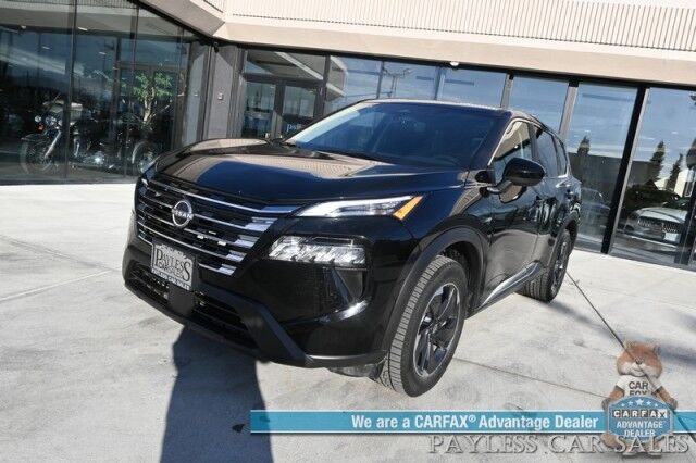 2024 Nissan Rogue SV / AWD / AutoStart / ProPilot Assist / Power Driver's Seat / Power Locks, Windows & Mirrors / Lane Departure & Blind Spot Alert / Apple CarPlay & Android Auto / Keyless Entry & Start / 35 MPG / 1-Owner Anchorage AK