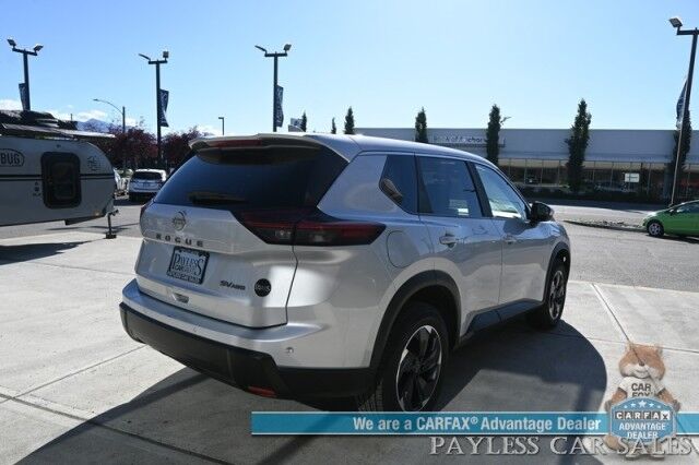 2024 Nissan Rogue SV / AWD / AutoStart / ProPilot Assist / Power Driver's Seat / Power Locks, Windows & Mirrors / Lane Departure & Blind Spot Alert / Apple CarPlay & Android Auto / Keyless Entry & Start / 35 MPG / 1-Owner Anchorage AK