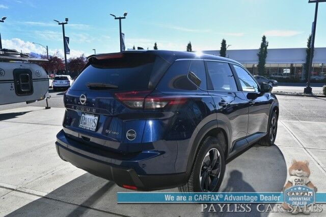 2024 Nissan Rogue SV / AWD / AutoStart / ProPilot Assist / Power Driver's Seat / Power Locks, Windows & Mirrors / Lane Departure & Blind Spot Alert / Apple CarPlay & Android Auto / Keyless Entry & Start / 35 MPG / 1-Owner Anchorage AK