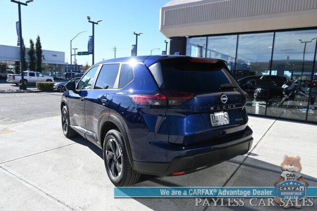 2024 Nissan Rogue SV / AWD / AutoStart / ProPilot Assist / Power Driver's Seat / Power Locks, Windows & Mirrors / Lane Departure & Blind Spot Alert / Apple CarPlay & Android Auto / Keyless Entry & Start / 35 MPG / 1-Owner Anchorage AK