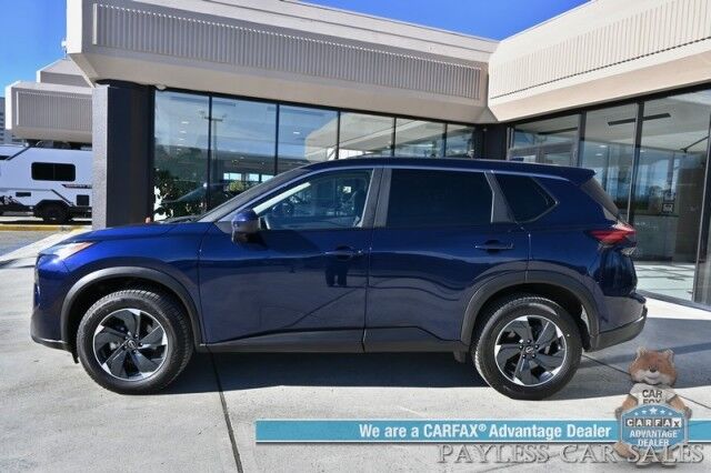 2024 Nissan Rogue SV / AWD / AutoStart / ProPilot Assist / Power Driver's Seat / Power Locks, Windows & Mirrors / Lane Departure & Blind Spot Alert / Apple CarPlay & Android Auto / Keyless Entry & Start / 35 MPG / 1-Owner Anchorage AK