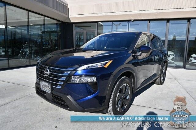 2024 Nissan Rogue SV / AWD / AutoStart / ProPilot Assist / Power Driver's Seat / Power Locks, Windows & Mirrors / Lane Departure & Blind Spot Alert / Apple CarPlay & Android Auto / Keyless Entry & Start / 35 MPG / 1-Owner