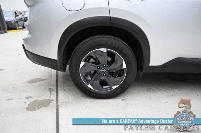 2024 Nissan Rogue SV / AWD / AutoStart / ProPilot Assist / Power Driver's Seat / Power Locks, Windows & Mirrors / Lane Departure & Blind Spot Alert / Apple CarPlay & Android Auto / Keyless Entry & Start / 35 MPG / 1-Owner Anchorage AK