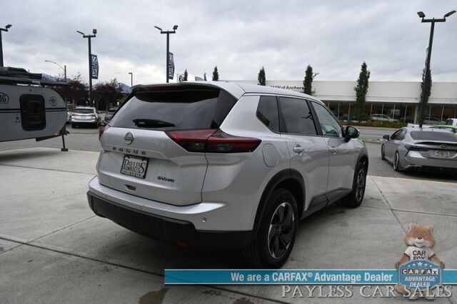 2024 Nissan Rogue SV / AWD / AutoStart / ProPilot Assist / Power Driver's Seat / Power Locks, Windows & Mirrors / Lane Departure & Blind Spot Alert / Apple CarPlay & Android Auto / Keyless Entry & Start / 35 MPG / 1-Owner Anchorage AK