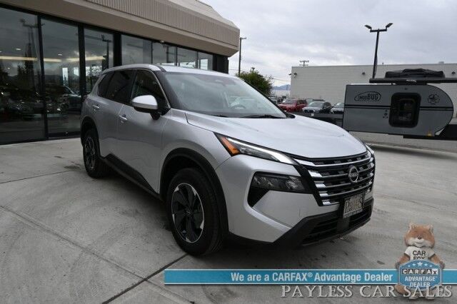 2024 Nissan Rogue SV / AWD / AutoStart / ProPilot Assist / Power Driver's Seat / Power Locks, Windows & Mirrors / Lane Departure & Blind Spot Alert / Apple CarPlay & Android Auto / Keyless Entry & Start / 35 MPG / 1-Owner Anchorage AK