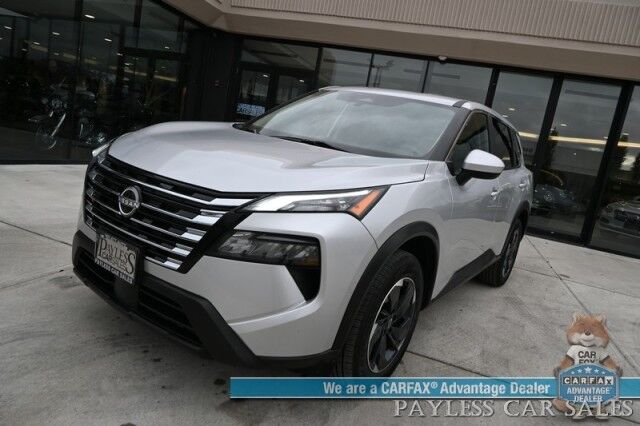 2024 Nissan Rogue SV / AWD / AutoStart / ProPilot Assist / Power Driver's Seat / Power Locks, Windows & Mirrors / Lane Departure & Blind Spot Alert / Apple CarPlay & Android Auto / Keyless Entry & Start / 35 MPG / 1-Owner Anchorage AK