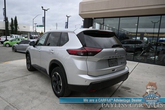 2024 Nissan Rogue SV / AWD / AutoStart / ProPilot Assist / Power Driver's Seat / Power Locks, Windows & Mirrors / Lane Departure & Blind Spot Alert / Apple CarPlay & Android Auto / Keyless Entry & Start / 35 MPG / 1-Owner Anchorage AK